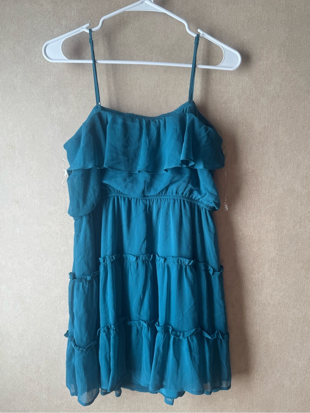 Altar'd State Teal Ruffle Tiered Sundress for Girls